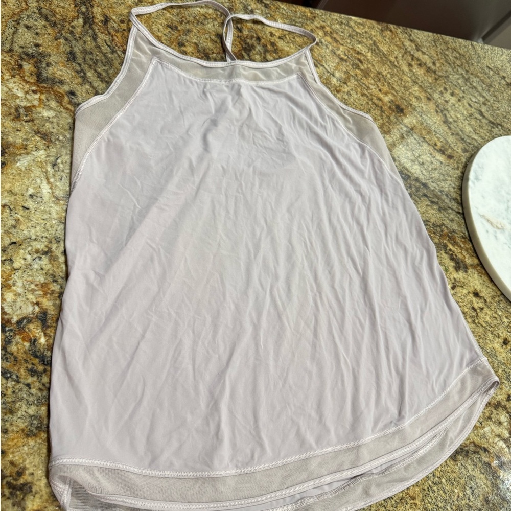 Lululemon spaghetti strip mauve tank top estimated size 8-10